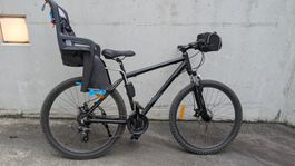 Serious Mountainbike inkl. Thule Kindersitz und Lenkertasche