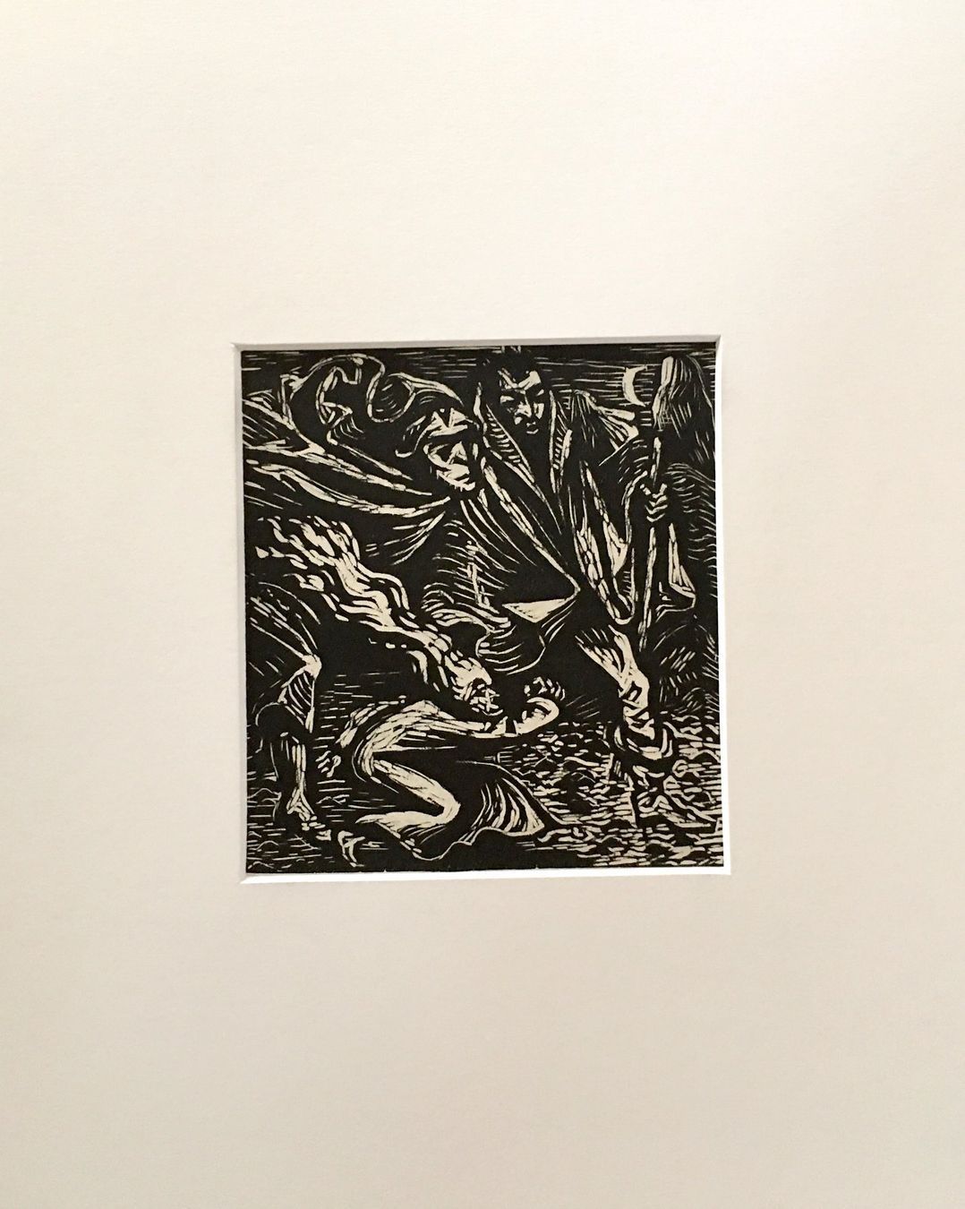Xilografie: Ernst Barlach Original Holzschnitt "Das Irrlicht" – Usato da Nennigkofen venduto da babag 2