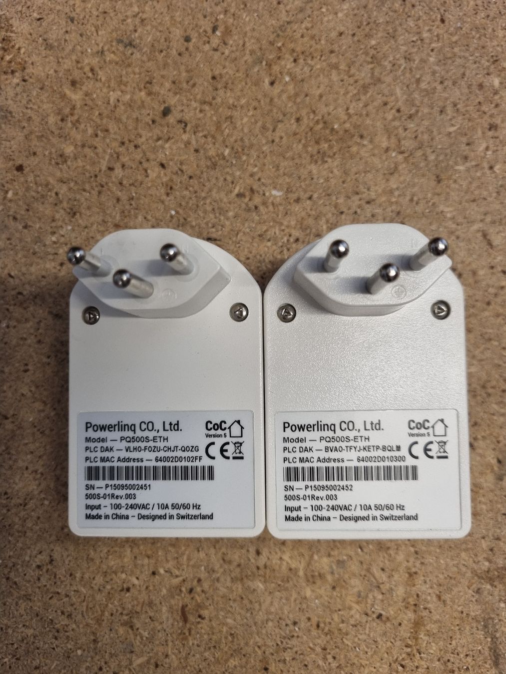 myStrom Laufwerke & Adapter: 2x myStrom Powerline Adapter PQ500S-ETH  – Gebraucht aus Diepoldsau von zyphton 1