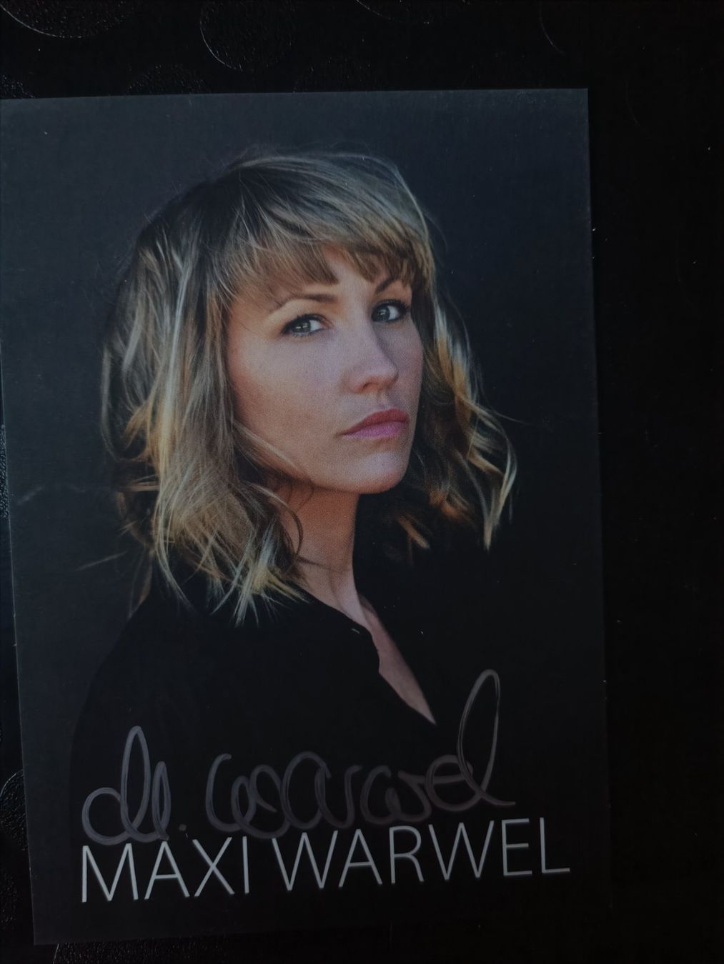 Autogramme: Maxi Warwel - signierte Autogrammkarte – Gebraucht aus Menziken von Artographs