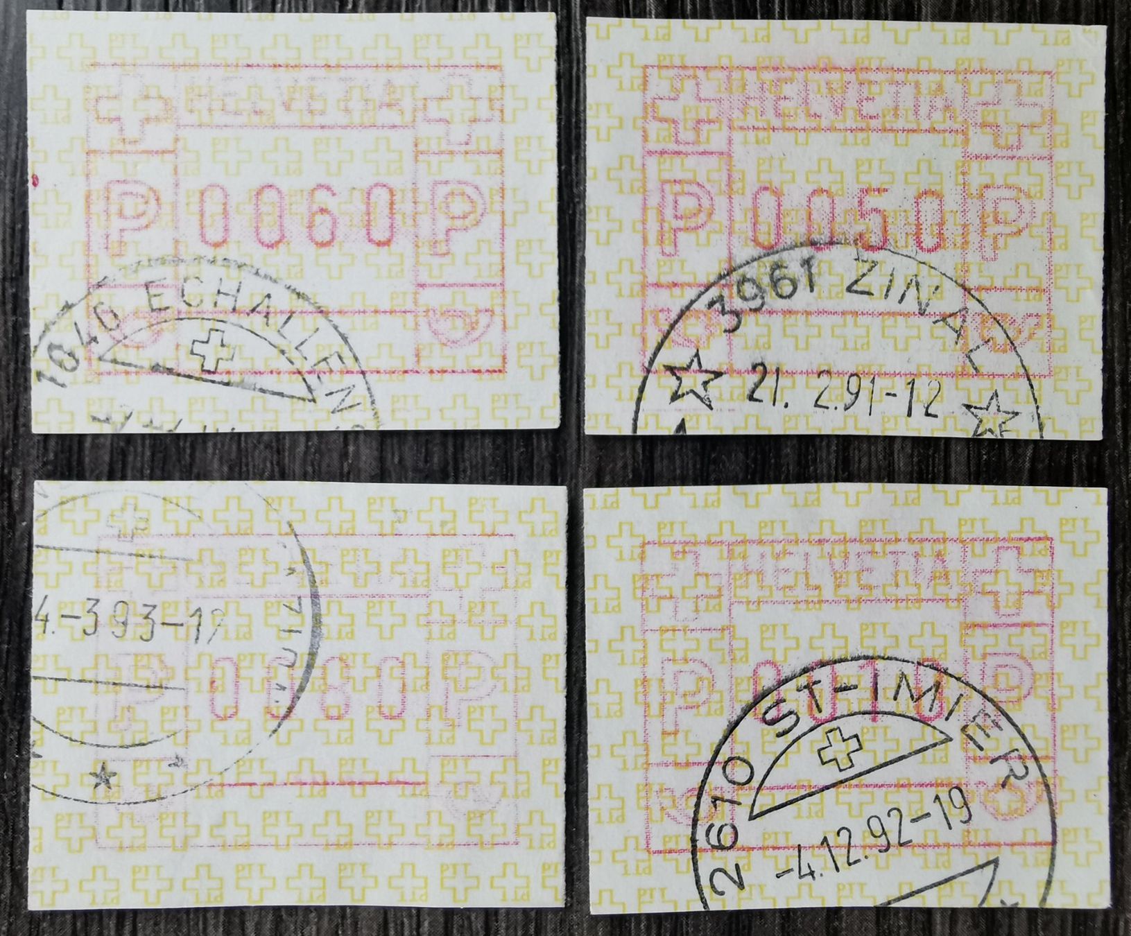 Tutti i francobolli: TR08 Timbre Suisse ATM 19xx – Usato da Cousset venduto da Patrick_Collections