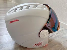 Alpina Kids Kinder Skihelm Carat le Visor HM 51-55cm