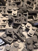 Lego 27 x Eckplatten (2420) dunkel grau alt und neu