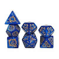 Dungeons and Dragons d&d dnd plastic Würfel Blue
