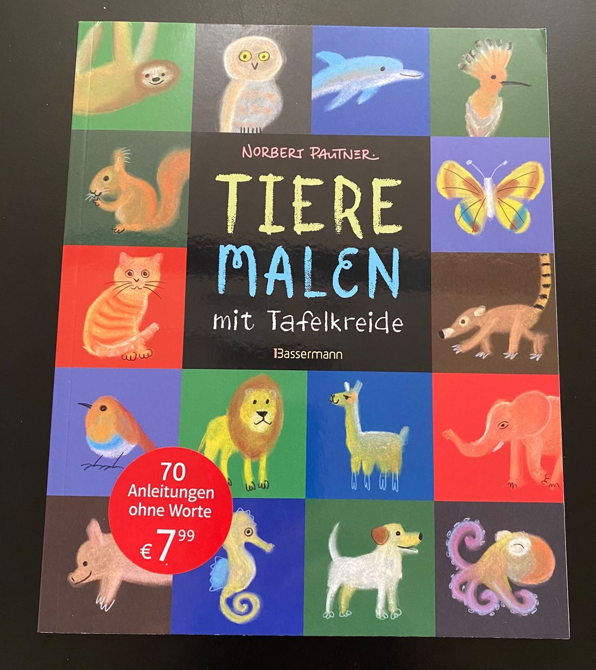 Libri: Tiere Malen mit Tafelkreide – Usato da Nussbaumen AG venduto da schuba2000