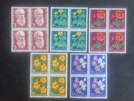 Pro Juventute 1959   4 block  postfrisch  **