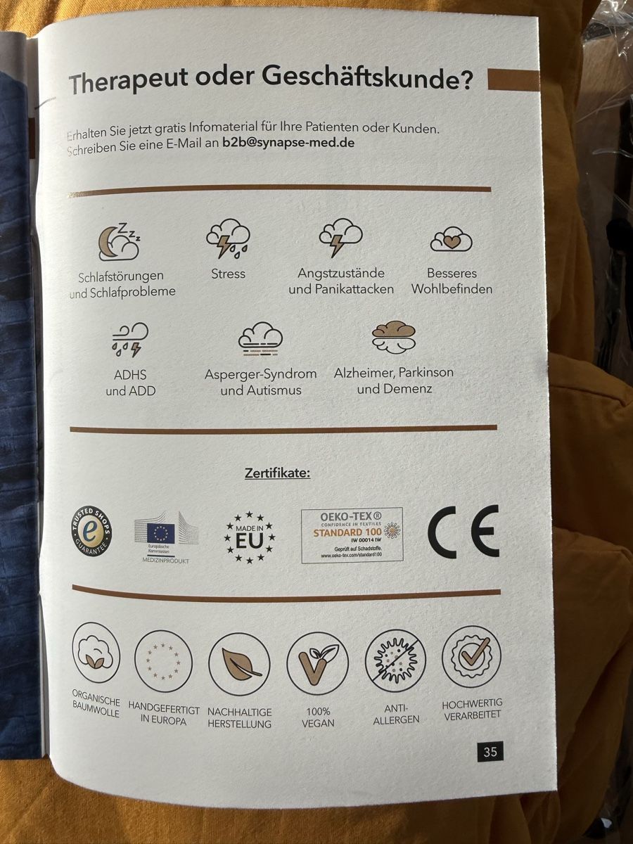 Coperte: Therapiedecke – neu – Nuovo (secondo la descrizione) da Kleinbösingen venduto da jowy1969 2
