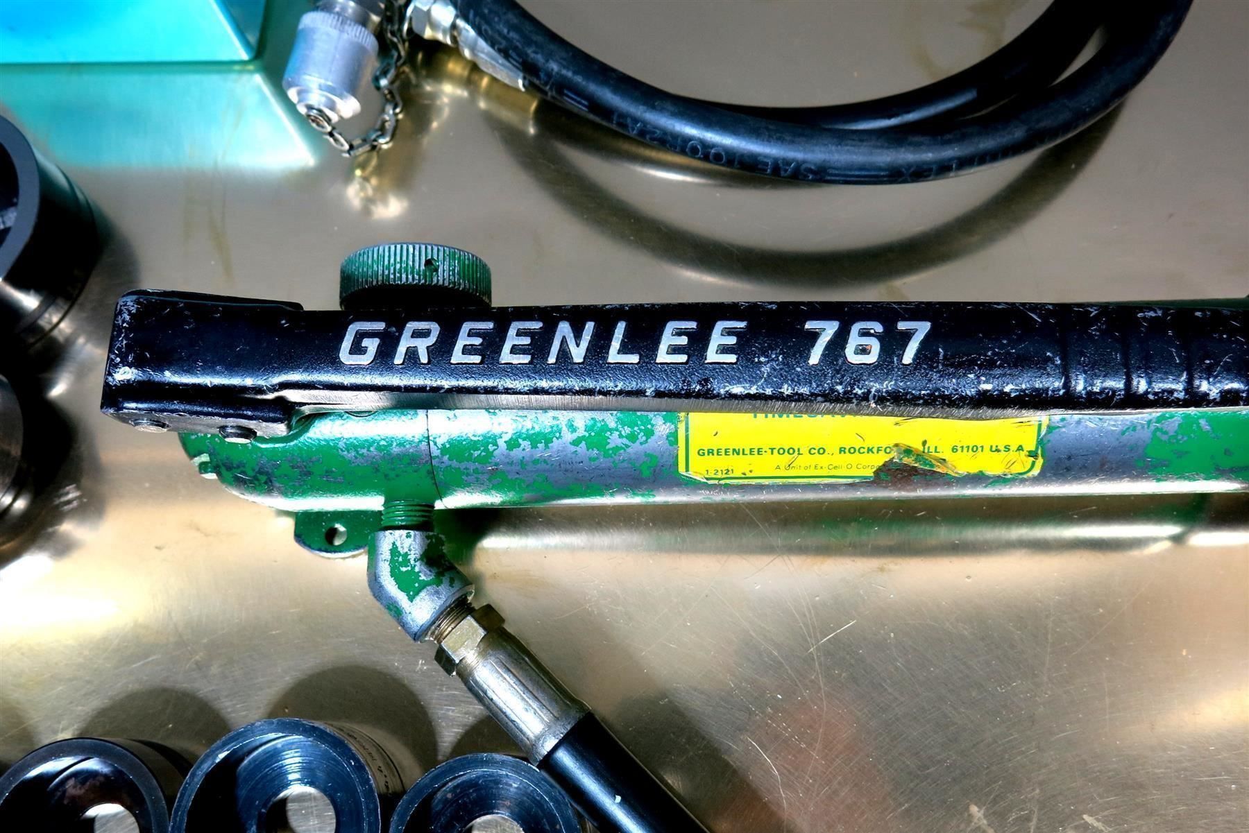 Tutte le macchine: Greenlee 767 & 746,  Hydraulische Stanze – Usato da Laufenburg venduto da Sirluger 1