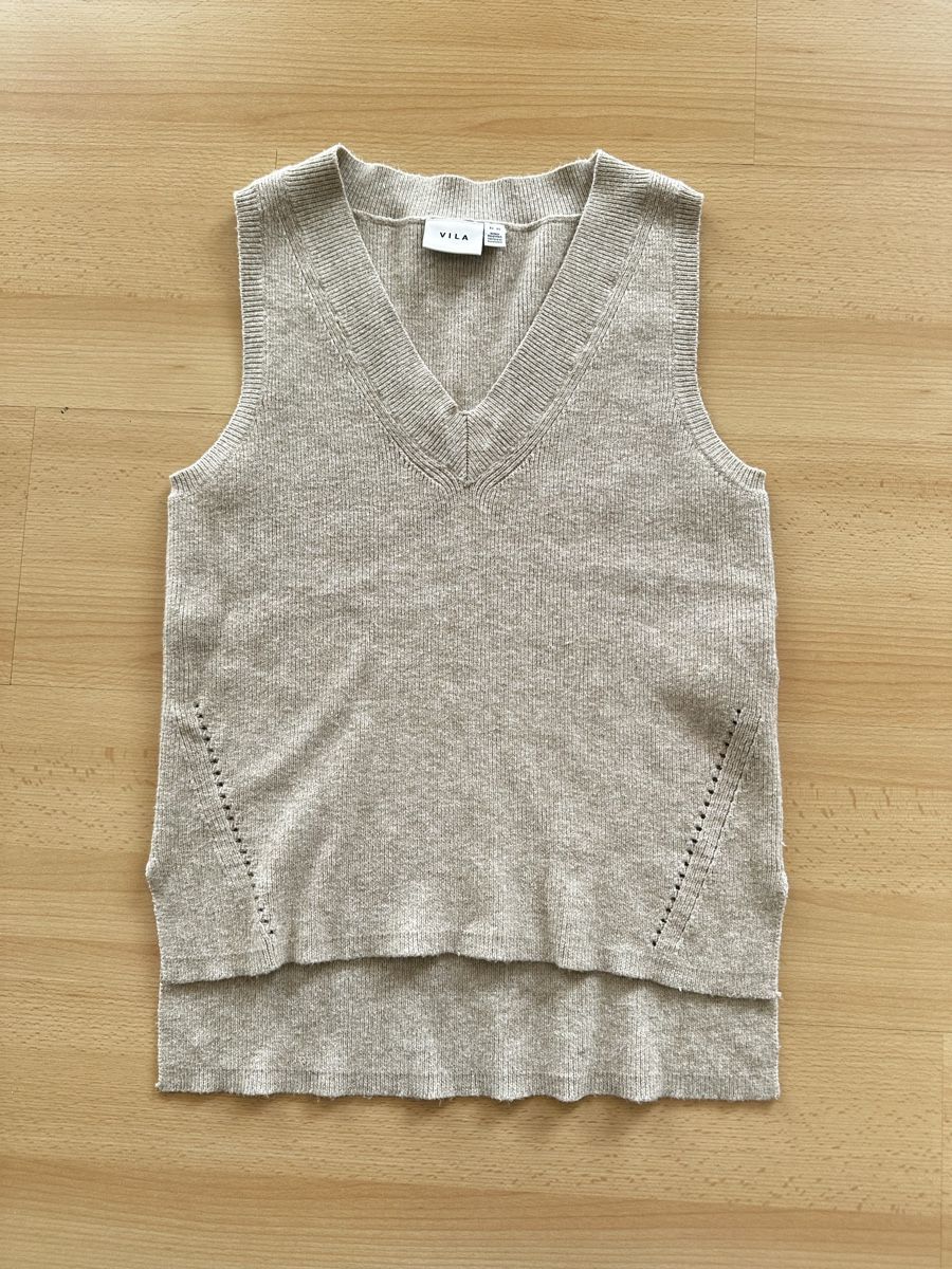 Vila Top: Vila Strick Weste Beige Grösse XS – Nuovo (secondo la descrizione) da Lampenberg venduto da Graziella_