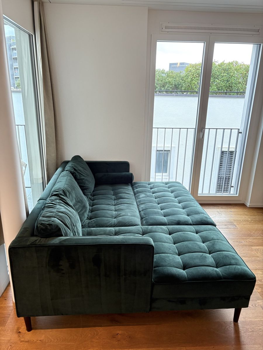 Sofas: Dunkelgrünes Sofa – Gebraucht aus Bassersdorf von jeh99 2