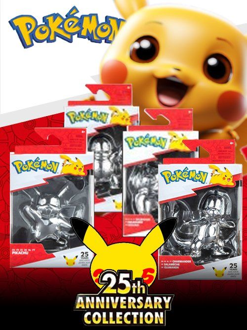 Pokémon Sammelbilder & Trading cards: 25th Anniversary Starters Silver 1st Serie , 4er Set – Neu und originalverpackt aus Rümlang von coh_87ww