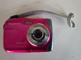 Digitalkamera Aquapix W1024-P pink gebraucht