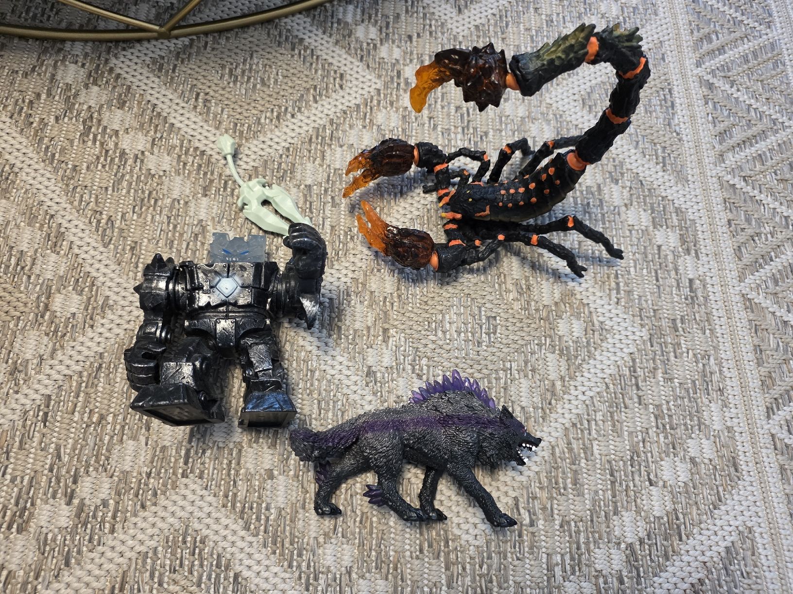 Schleich Statuette: Schleich Figuren Set Skorpion Wolf Roboter Elrador – Usato da Dorf venduto da Echo_Elements
