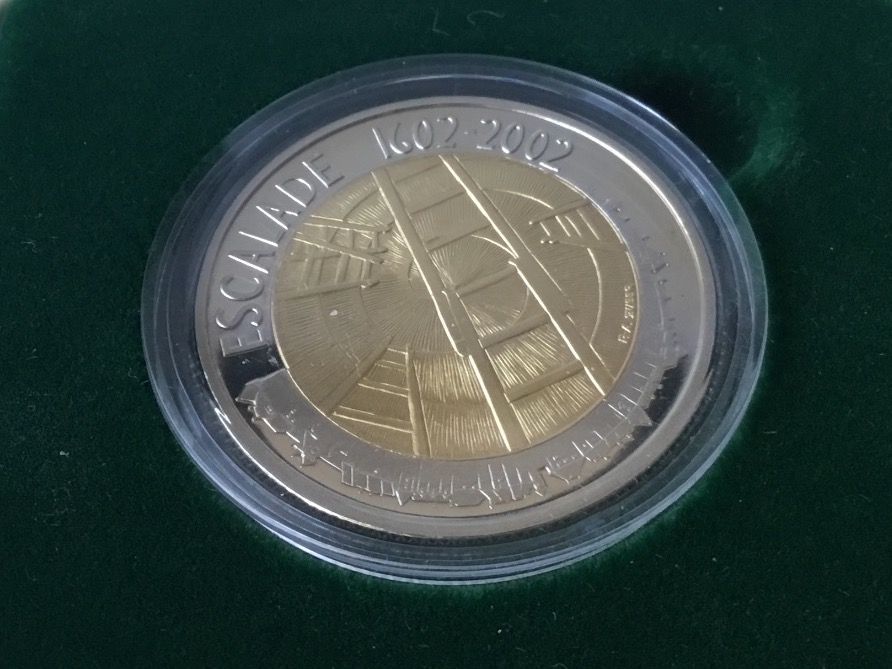 Tutti le monete: 5 Franken Escalade Genf 2002 PP – Nuovo e nell'imballaggio originale da St. Margrethen SG venduto da alfapeugeot10 1