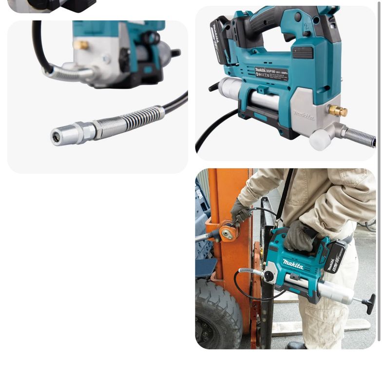Akku-Fettpresse Für Makita 18V – 12000 PSI, Bürstenlos, Mit Zubehör Für LKW & Landwirtschaft