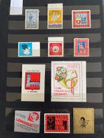 28 vignettes / blocs thème philatélie