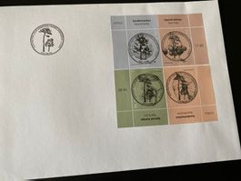 2023 Baumfrüchte Serie Tabs  mit Vollstempel Ausgabetag
