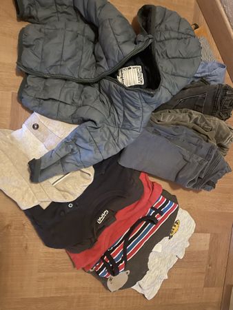 Jungen-Kleiderpaket Grösse 96 – Jacke, Hosen, Pullover und S