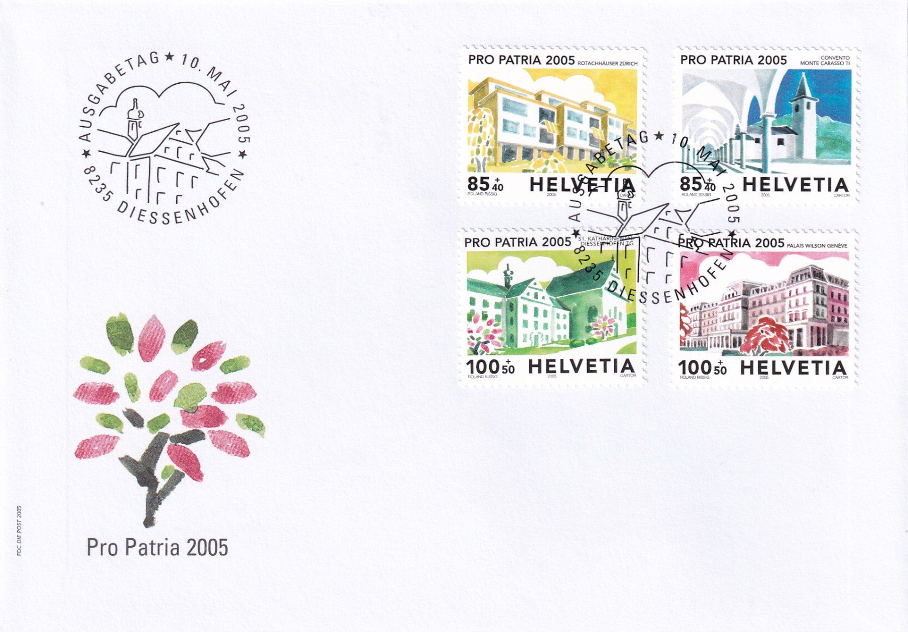 Tutti i francobolli: Lot Pro Patria FDC 2000 2001 2002 2005 – Usato da Rossa venduto da becky05 3