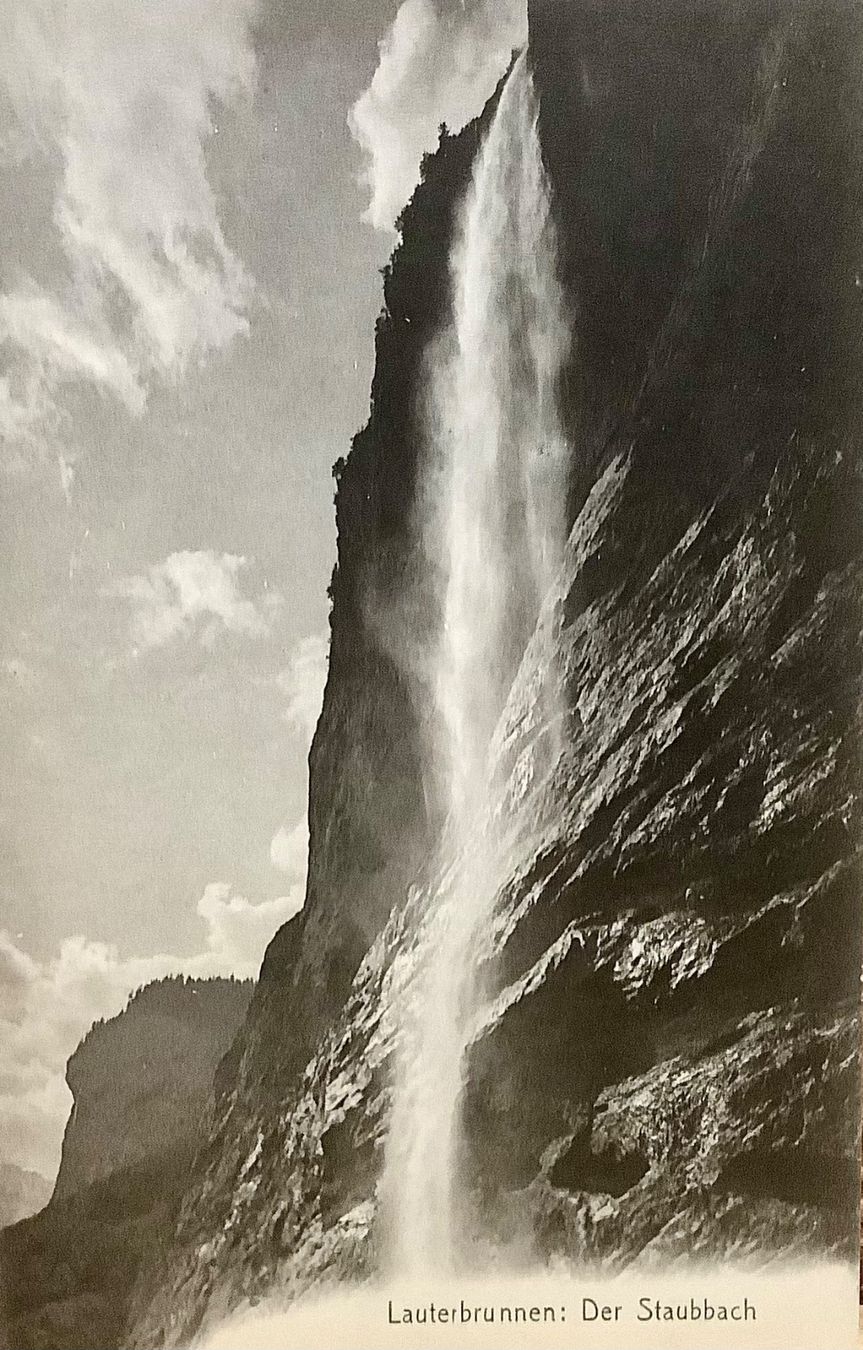 Cartoline postali: DER STAUBBACH - Lauterbrunnen - Berner Oberland - Wasserfall – Usato da Root venduto da ENGLAND-TREASURES 1