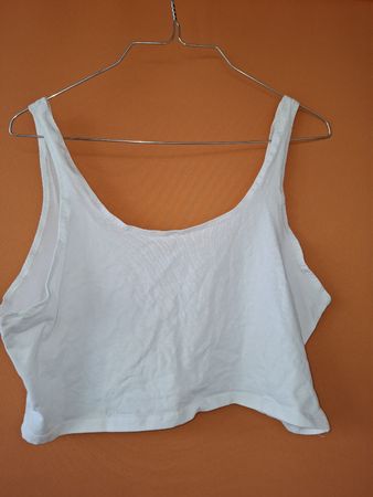 Damen Top Weiss Grösse XL Chicoree guter Zustand