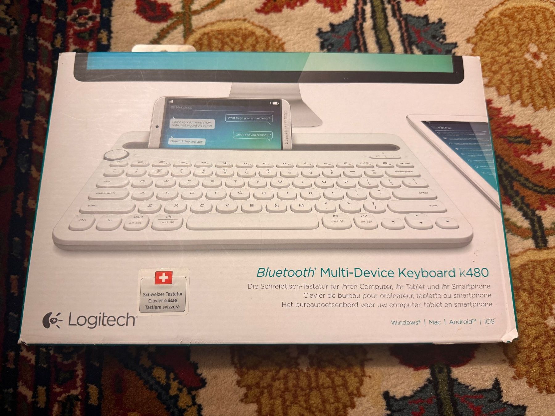 Logitech Claviers: Bluetooth Multi-Device Keyboard k480 – D'occasion à Magden par hev_qwm8