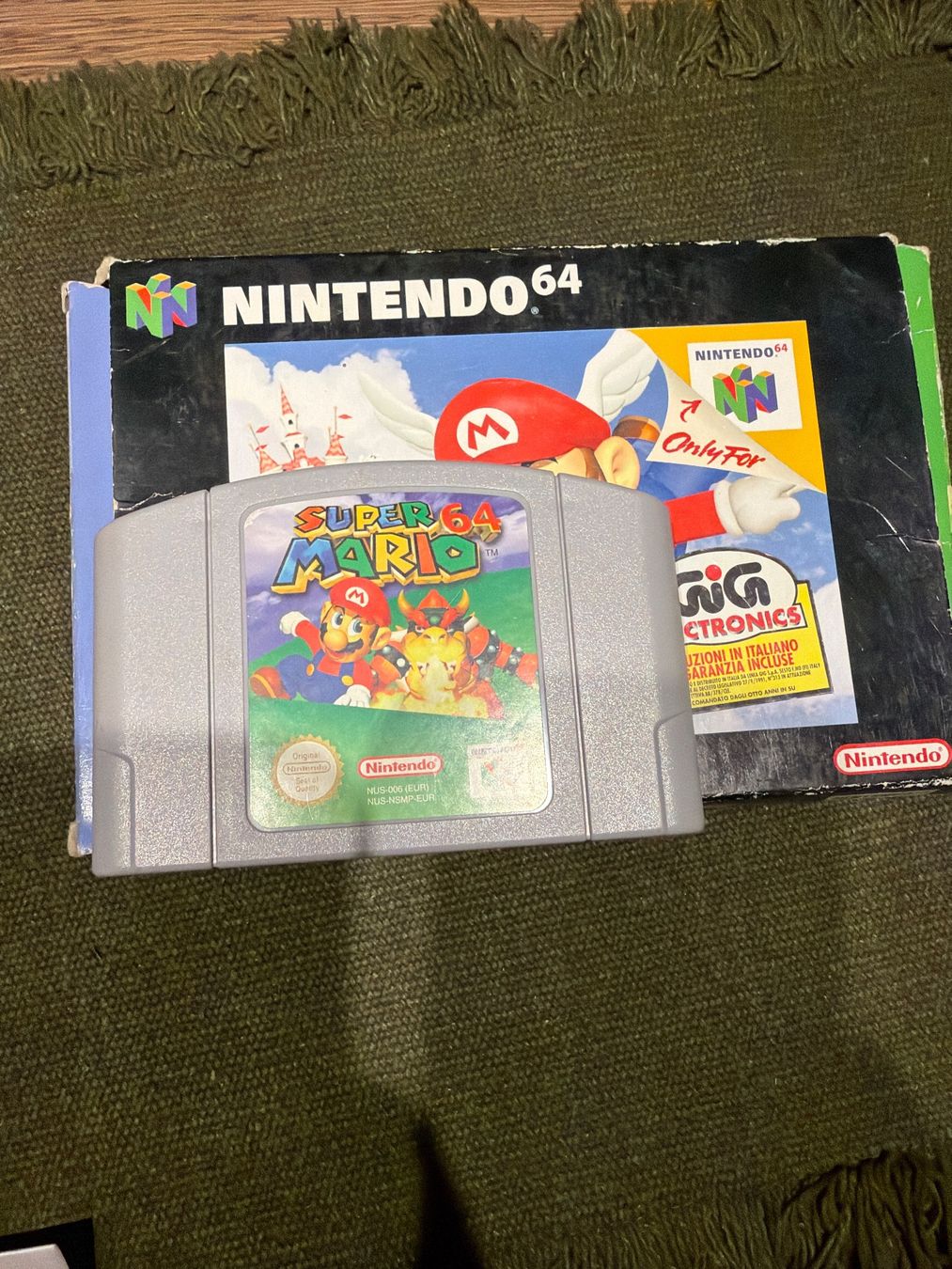 Nintendo Giochi: Super Mario 64 with box – Usato da Bellinzona venduto da Andreea90