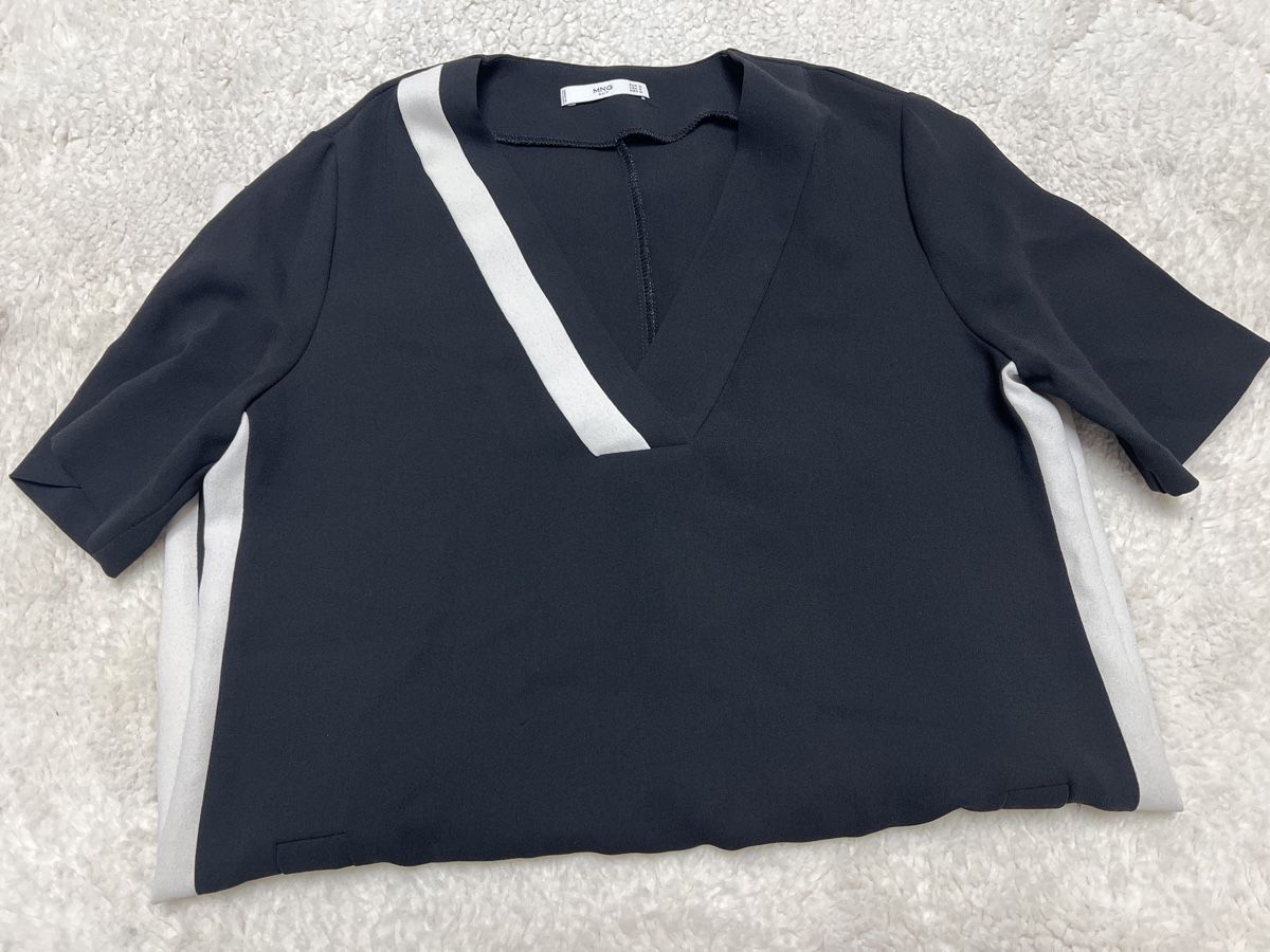 Mango Vestiti: Robe Mango noire et blanche taille M élégante chic – Nuovo (secondo la descrizione) da Chenens venduto da anasantos90 8