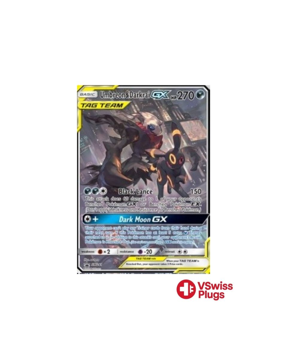 Pokémon Sammelbilder & Trading cards: Umbreon & Darkrai SM241 EN  – Gebraucht aus Conthey von Vswissplugs.com