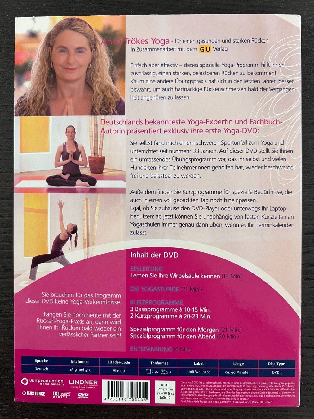 Tutti i DVDs: Anna Trökes Yoga – Usato da Zürich venduto da FilmFreunde 1