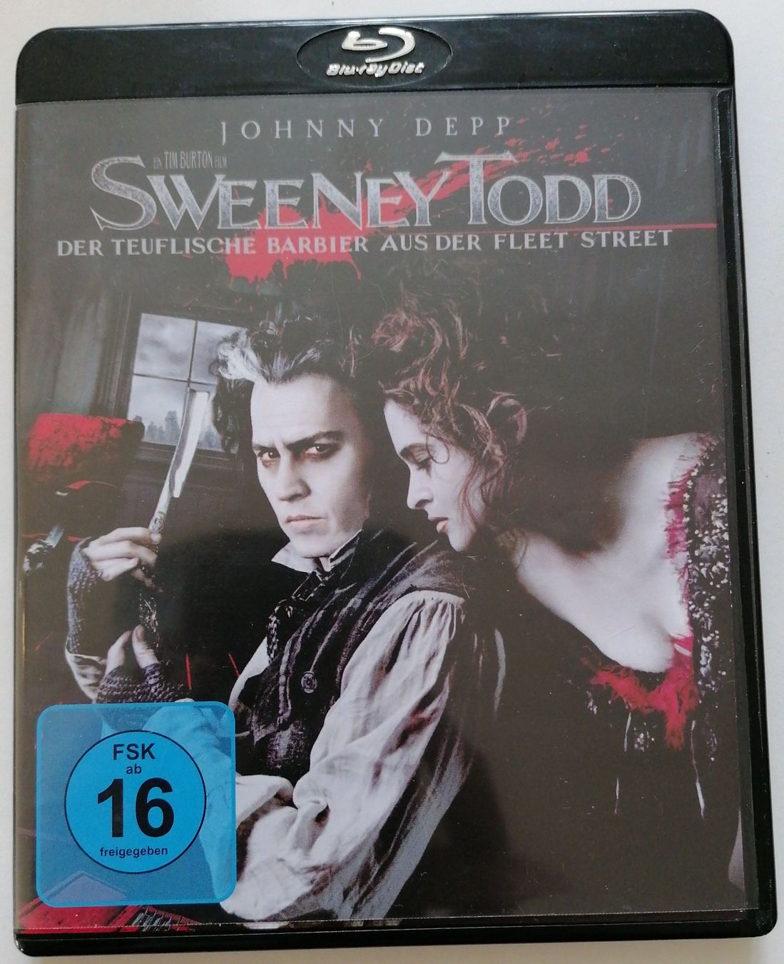 Alle DVDs: Sweeney Todd - Der teuflische Barbier - Blu-ray Johnny Depp – Gebraucht aus Oberurnen von mackrokodile 1