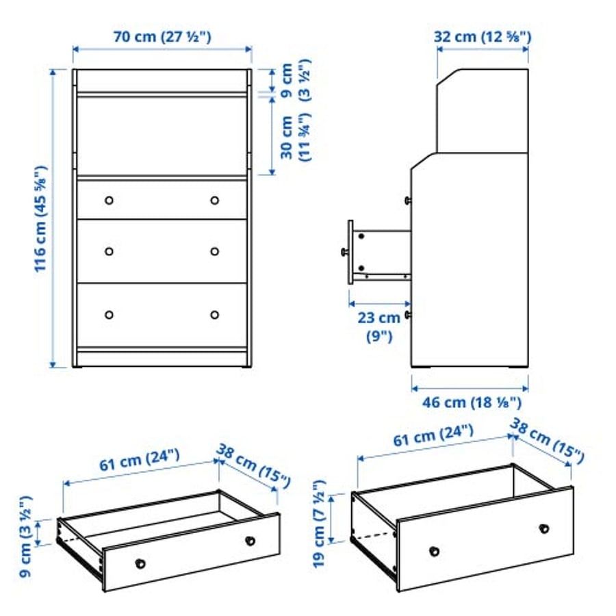 Ikea Cassettiere: Kommode HAUGA (IKEA) – Usato da Basel venduto da Yunus_Celenk 2
