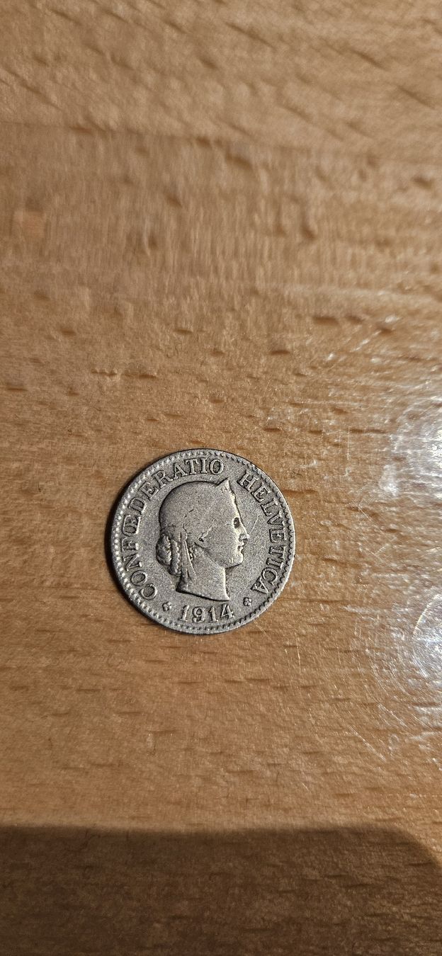 Tutti le monete: Moneta da 10 centesimi Svizzera, 1914 – Usato da Ambrì venduto da epg_ljh9