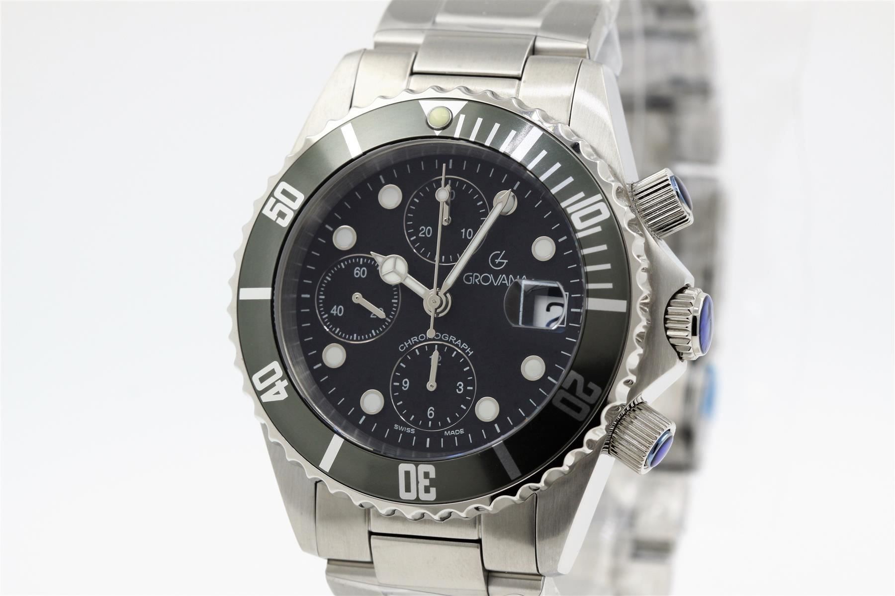 Orologi: GROVANA Automatik Chronograph SWISS MADE – Nuovo e nell'imballaggio originale da Zürich venduto da luxtrade