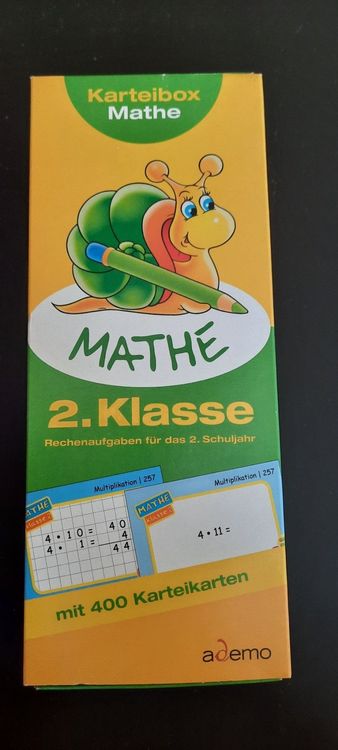 Lernkarten Mathe 2. Klasse (Gebraucht) in St.Moritz für CHF 8.5 – mit