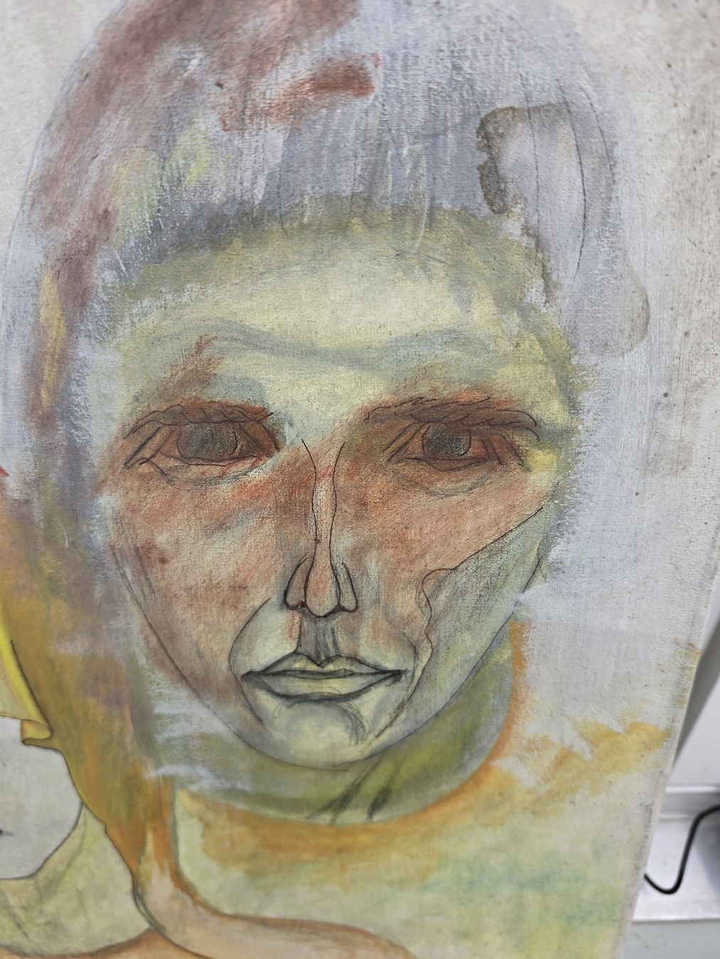 Gemälde: Gemälde, Portrait, , schöne Farben, Herbstdeko. – Gebraucht aus Mettlen von elios0888 4