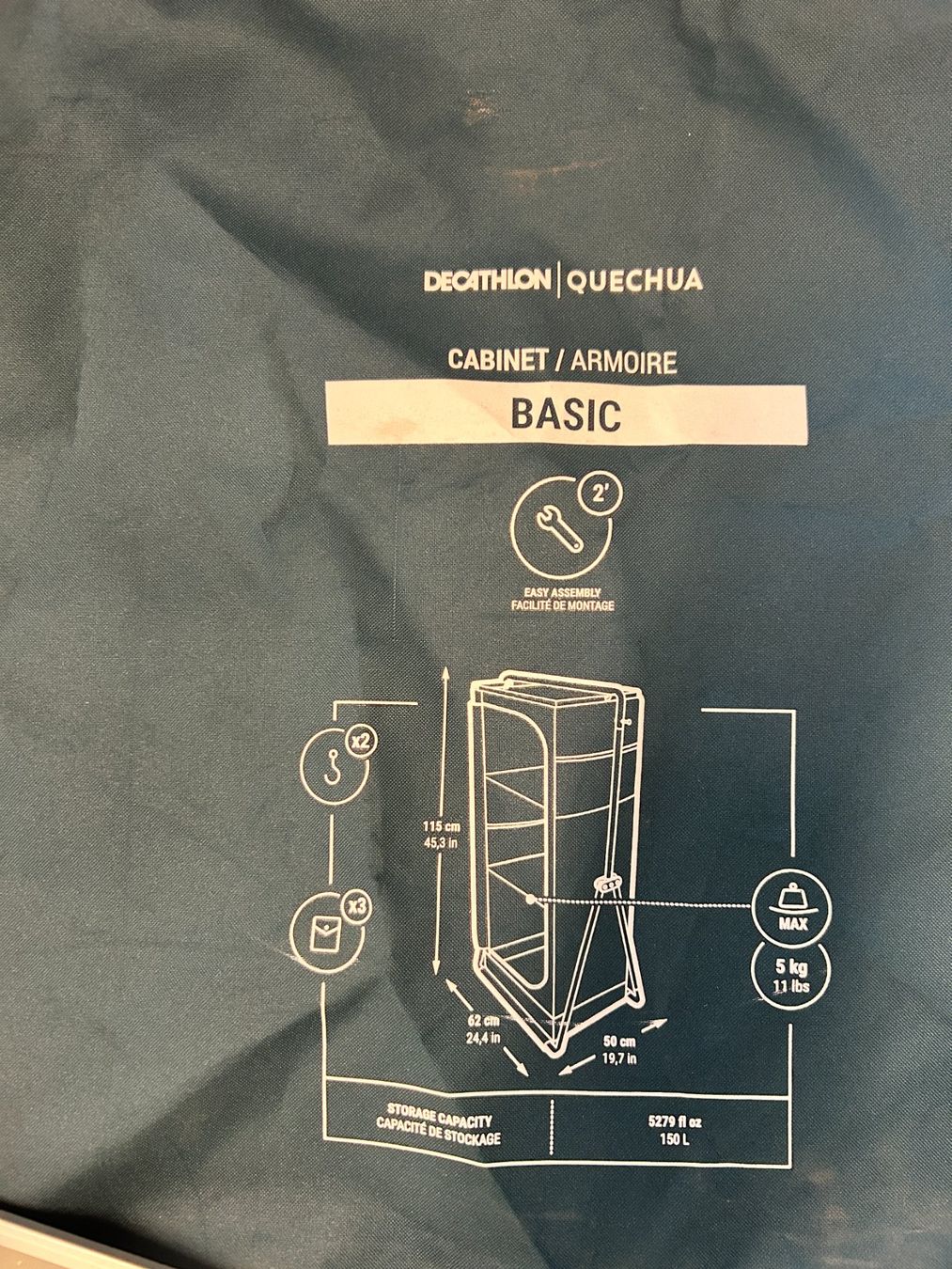 Decathlon Armadi: Campingschrank QUECHUA – Usato da Domat/Ems venduto da Sanpan 1