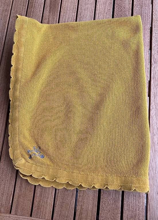 Coperte: Babydecke senfgelb 90x70cm – Usato da St. Niklausen LU venduto da Mimmi86 1