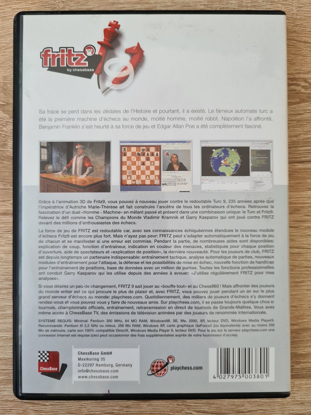 Spiele: Fritz 9 with Schach Trainer - PC – Gebraucht aus Carouge GE von Franllo 1