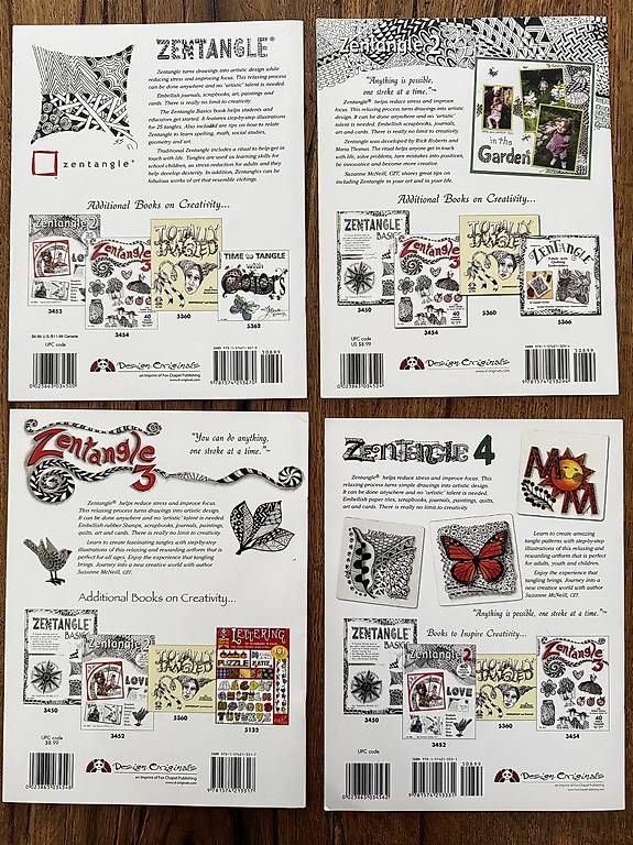 Libri: 4 Zentangle Hefte 1-4 – Nuovo (secondo la descrizione) da Muttenz venduto da einfach-schoen 1