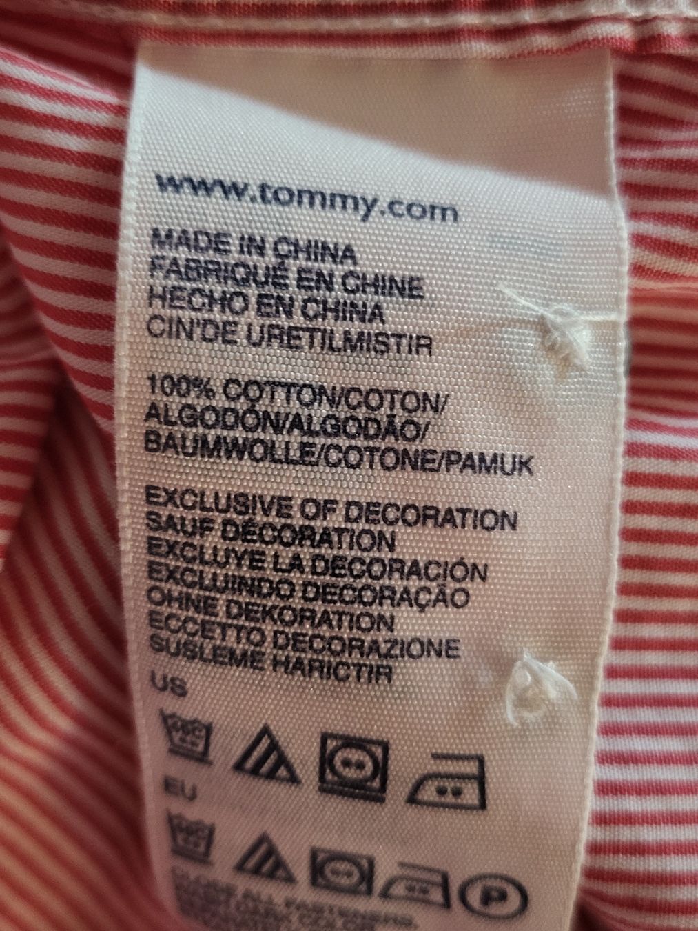 Tommy Hilfiger Camicette: Chemisier Tommy Hilfiger rayé Taille S – Usato da Niedergösgen venduto da Eva2410 5