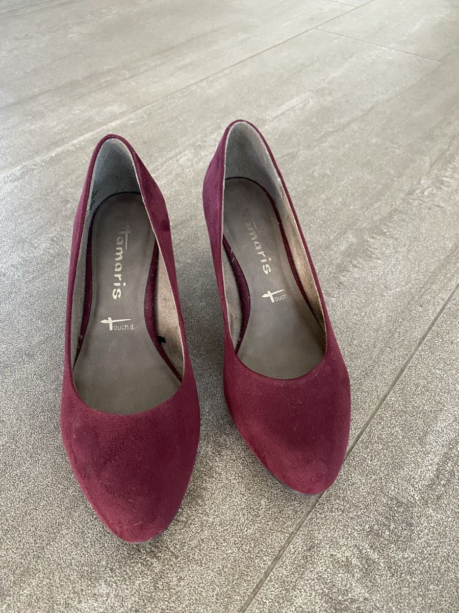 Scarpe da donna: Damen Pumps Gr. 38 / NEU / Bordeaux – Nuovo (secondo la descrizione) da Wängi venduto da flyaway2see
