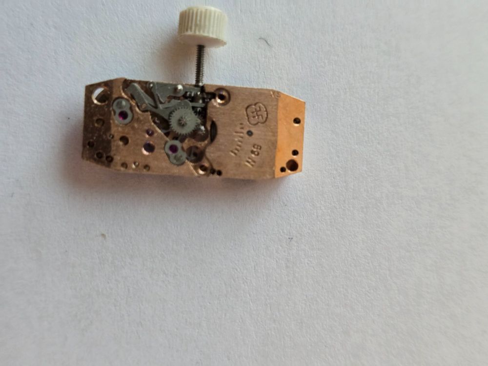 Mouvement De Montre Mécanique Suisse FHF 59-21 Secur Avec Cadran Et Aiguilles - Prêt à Fonctionner
