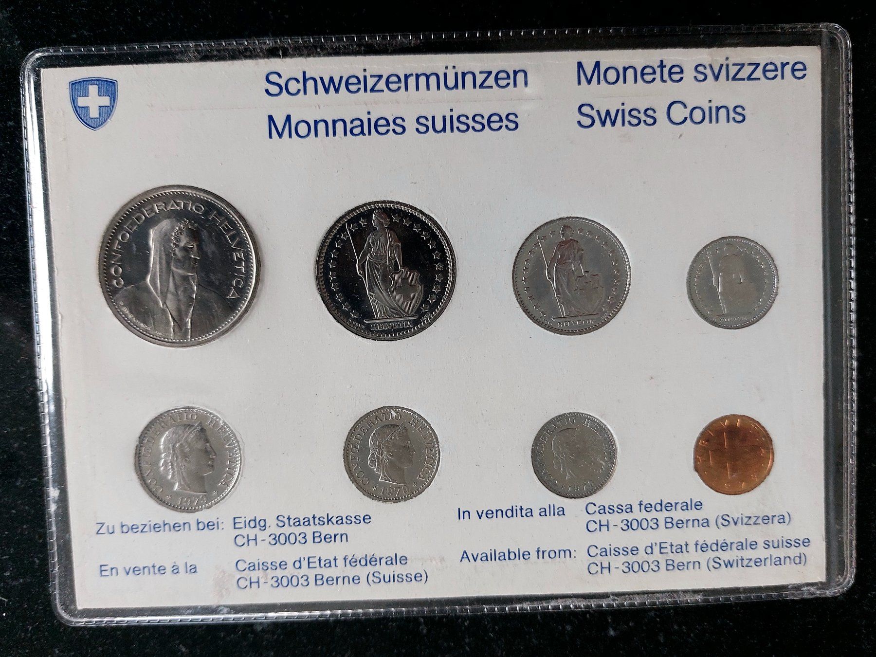 Tutti le monete: Münzsatz Schweiz 1979 stgl. – Nuovo (secondo la descrizione) da Arch venduto da coinsandmore 1