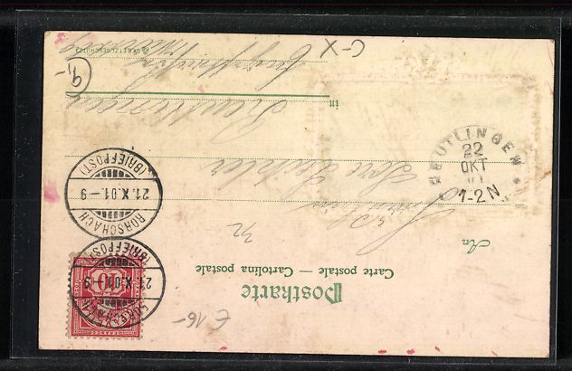 Cartoline postali: Präge-AK Rorschach, Teilansicht aus der – Usato da Berlin venduto da bartko-reher 1