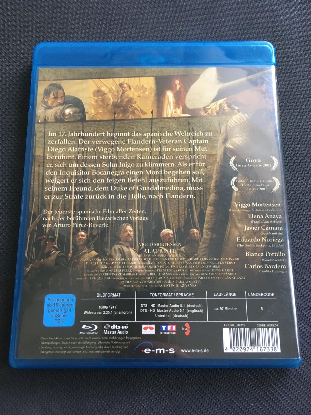 Alle DVDs: Alatriste [Blu-ray] – Gebraucht aus St.Gallen von MedienJoe 1
