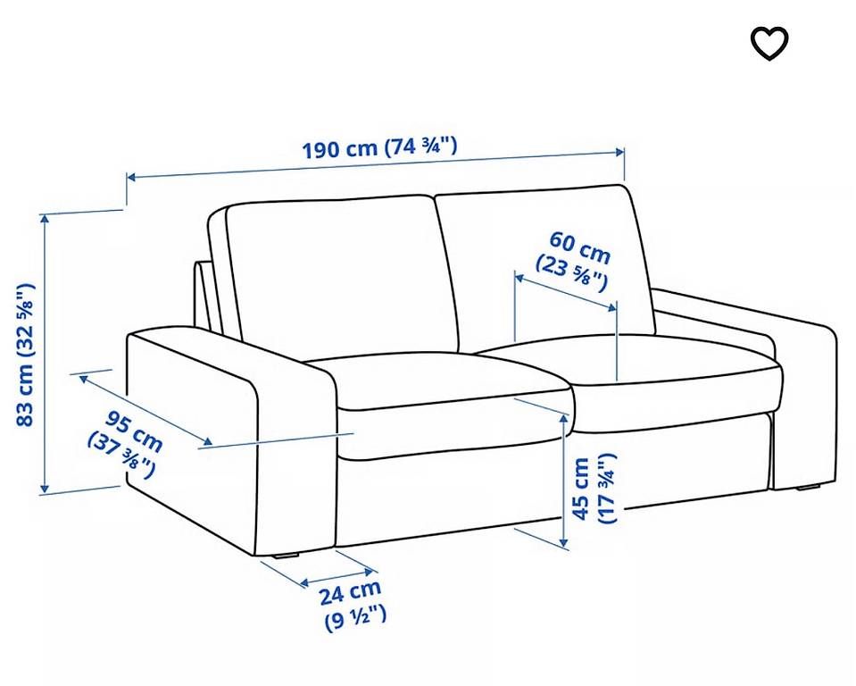 Sofas: 2-3er Leder Sofa KIVIK – D'occasion à Winterthur par EleGiova 3