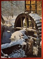 Alte Wassermühle im Schnee top