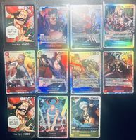11 One Piece SR , DON und P Karten Lot 19