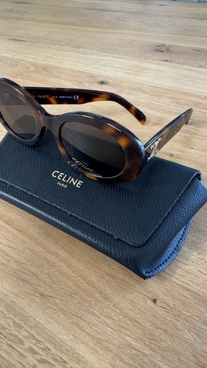 Celine Occhiali & Lenti: Celine Sonnenbrille Triomphe braun – Usato da Zürich venduto da eva_6f6t 3